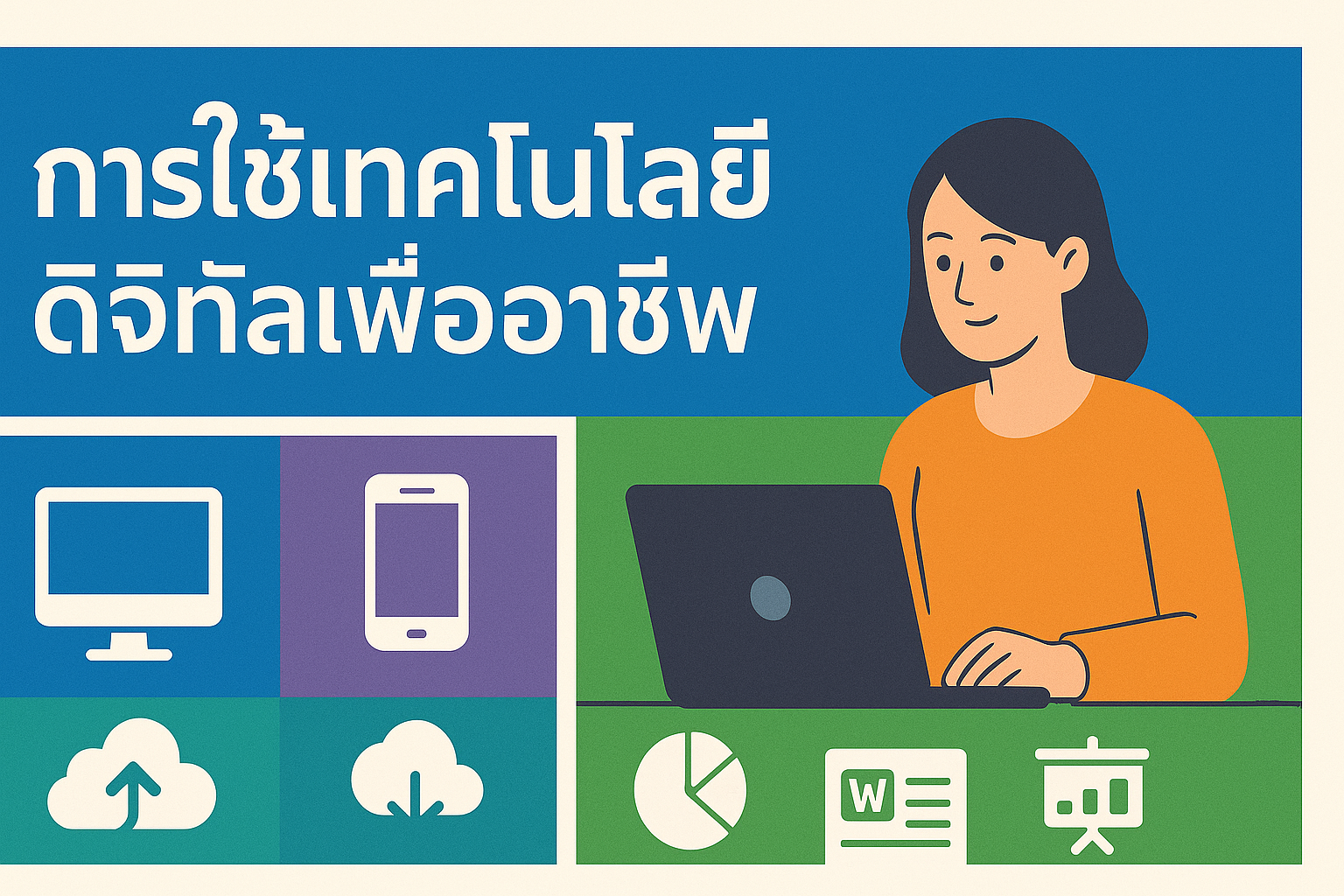 การใช้เทคโนโลยีดิจิทัลเพื่ออาชีพ