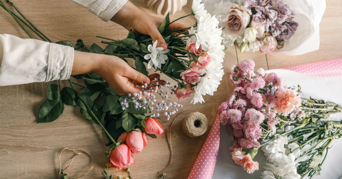 การจัดดอกไม้ Flower Arrangement