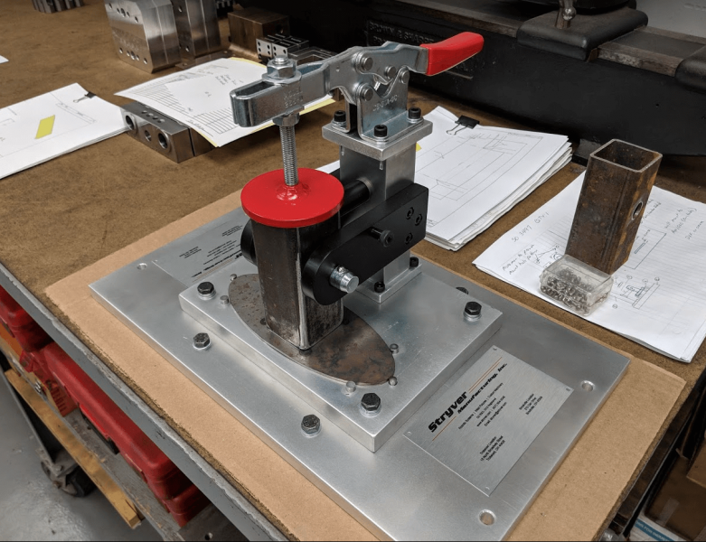 อุปกรณ์จับยึดในงานเชื่อมและขึ้นรูปผลิตภัณฑ์โลหะ