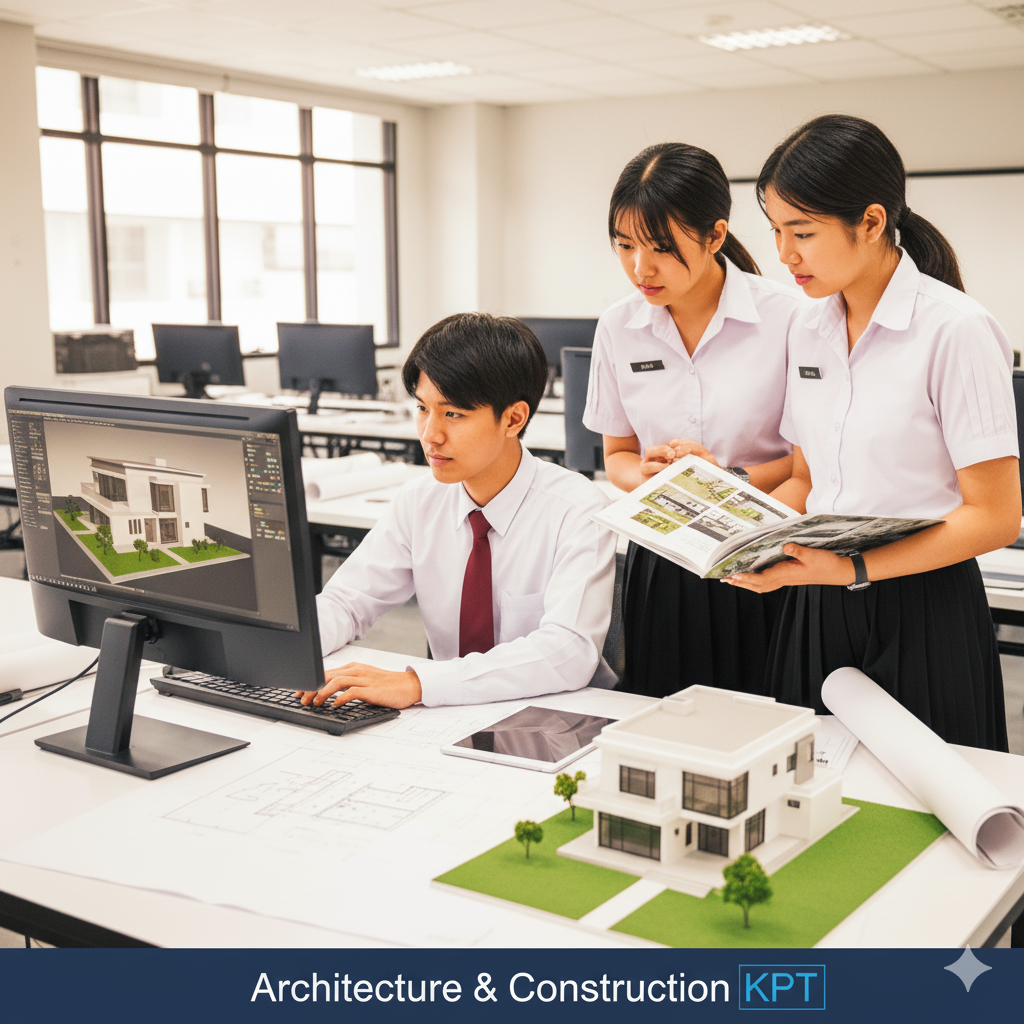 การเขียนแบบก่อสร้าง