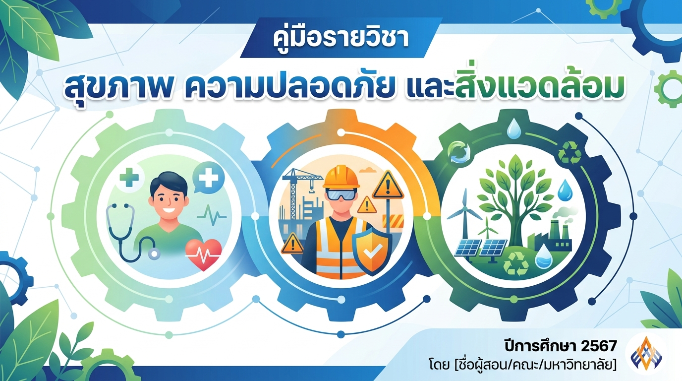 รายวิชาสุขภาพความปลอดภัยและสิ่งแวดล้อม