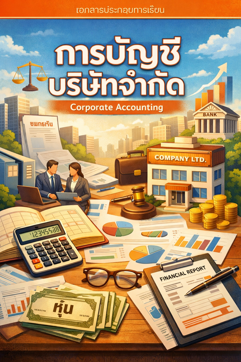 การบัญชีบริษัทจำกัด(รายวิชาปรับพื้น)