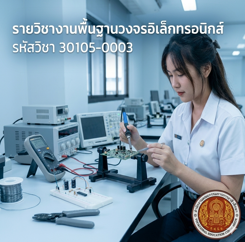 งานพื้นฐานวงจรอิเล็กทรอนิกส์